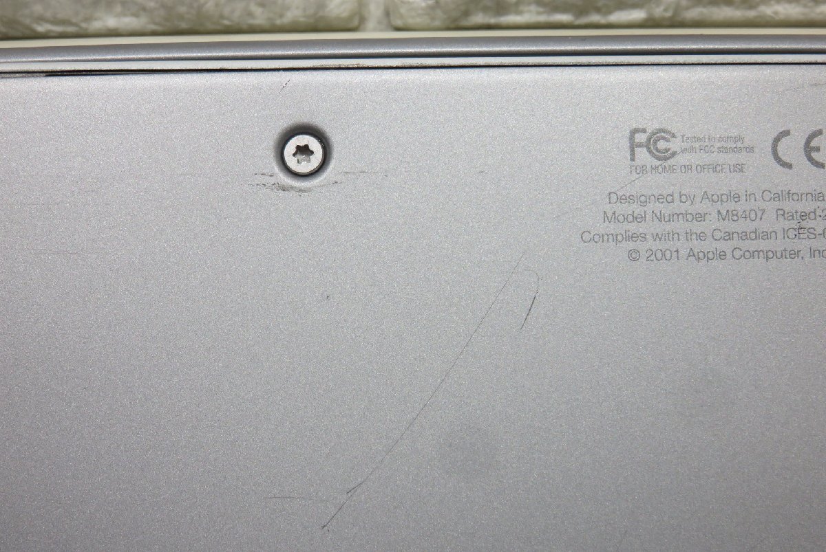 ★≪中古品≫PowerBook15 G4-667M/512M/80G ドライブx(t23111601)_画像6