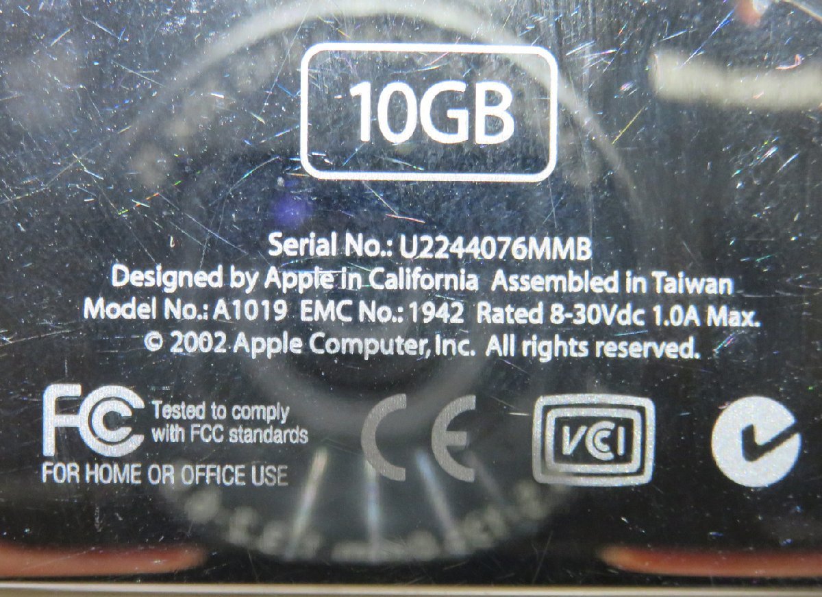 ★≪中古品≫iPod 第2世代 A1019 本体のみ [t23112722]_画像7