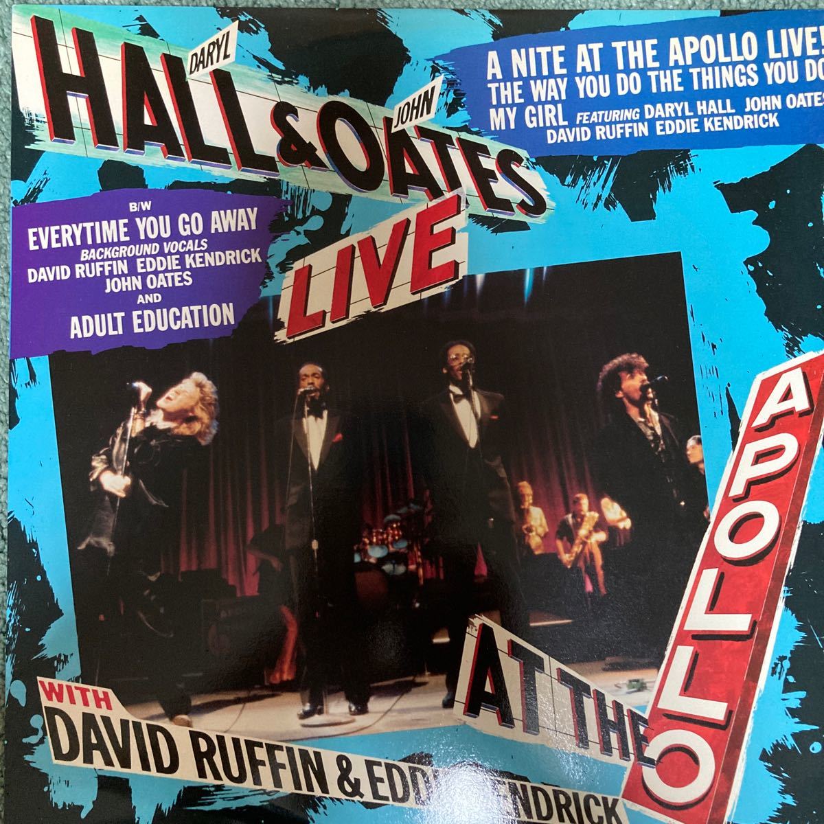 HALL & OATES - LIVE AT THE APOLLO LP & 12inch セット_画像7