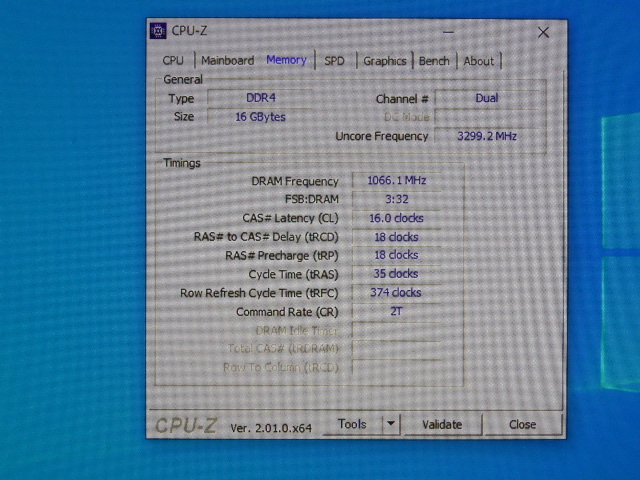メモリ デスクトップ用 CORSAIR VENGEANCE RGB PRO DDR4-3200 PC4-25600 8GBx2枚合計16GB 起動確認済みです CMW16GX4M2E3200C16_画像4