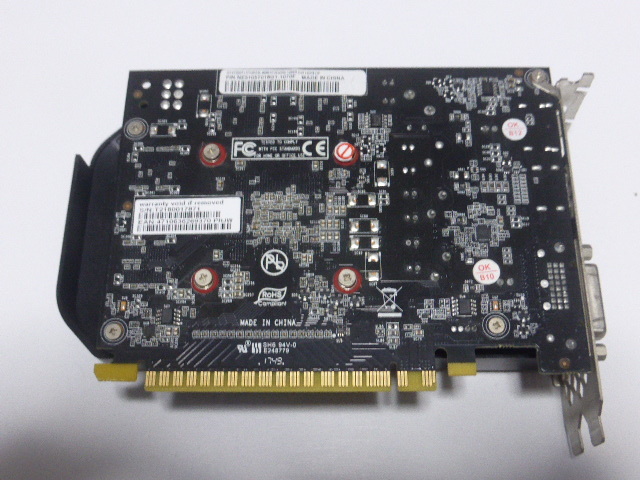 NVIDIA グラフィックボード PALIT GeForce GTX1050Ti STORMX 4096M GDDR5 128bit DVI HDMI DP HDMIにて画面出力確認済 本体のみ 中古品です_画像4