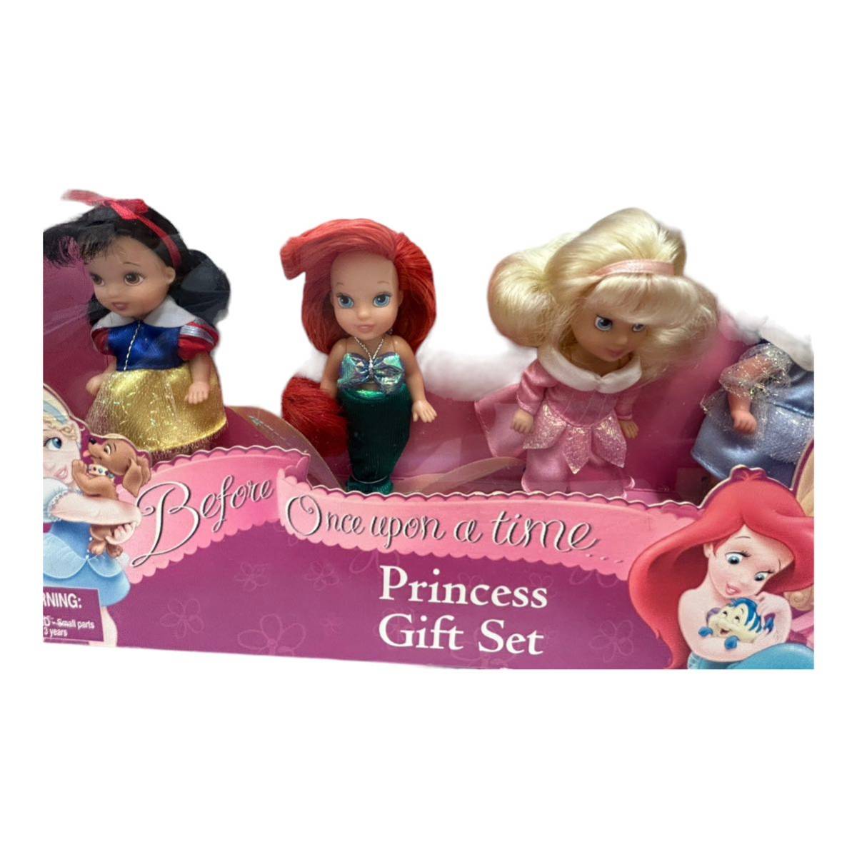 【5748-6】1円～ ディズニー　プリンセスギフト　 Princess Gift Set 　人形　現状品　日本未販売？　2002年_画像3