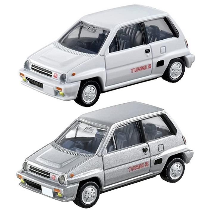 トミカプレミアム 35 ホンダ シティ ターボ II 発売記念仕様 通常版 2個 セット　TOMICA　初回　限定　ミニカー_サンプル画像です