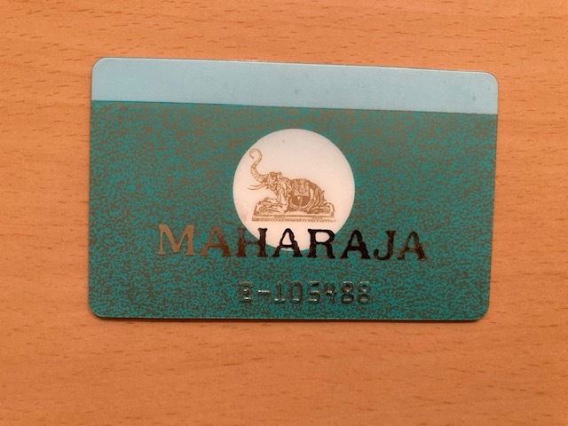 MAHARAJA　MEMBERS　CARD　名古屋　マハラジャ メンバーズ　カード　名古屋　DISCO /レア/カード/コレクション/バブル/80年代/90年代_画像1