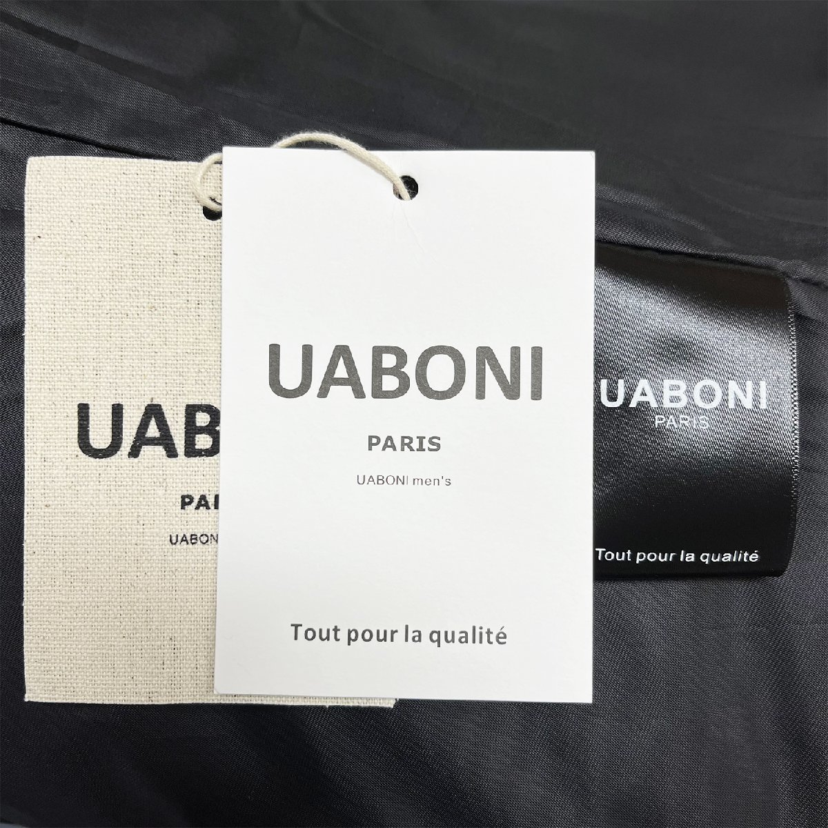 上級EU製＆定価8万◆UABONI*Paris*ダウンベスト*ユアボニ*パリ発◆ダックダウン 個性 保温 オシャレ アウター ジャケット 2XL/52サイズ_画像9