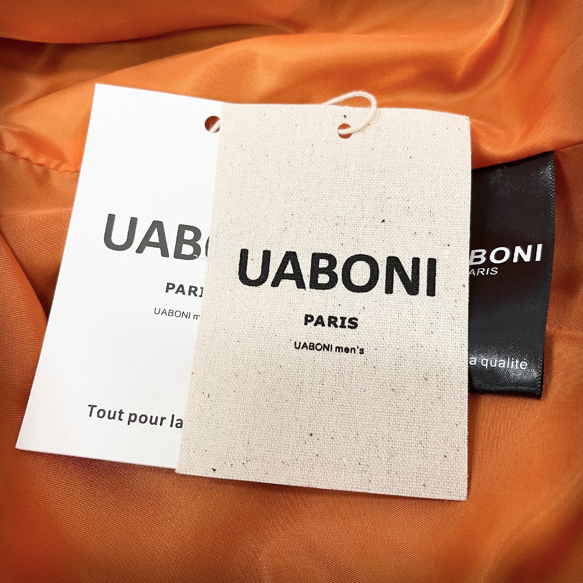 個性EU製＆定価8万◆UABONI*Paris*フライトジャケット/MA-1*ユアボニ*パリ発◆上質 薄手 USAF*TYPE オシャレ INDIANS XL/50サイズ_画像10