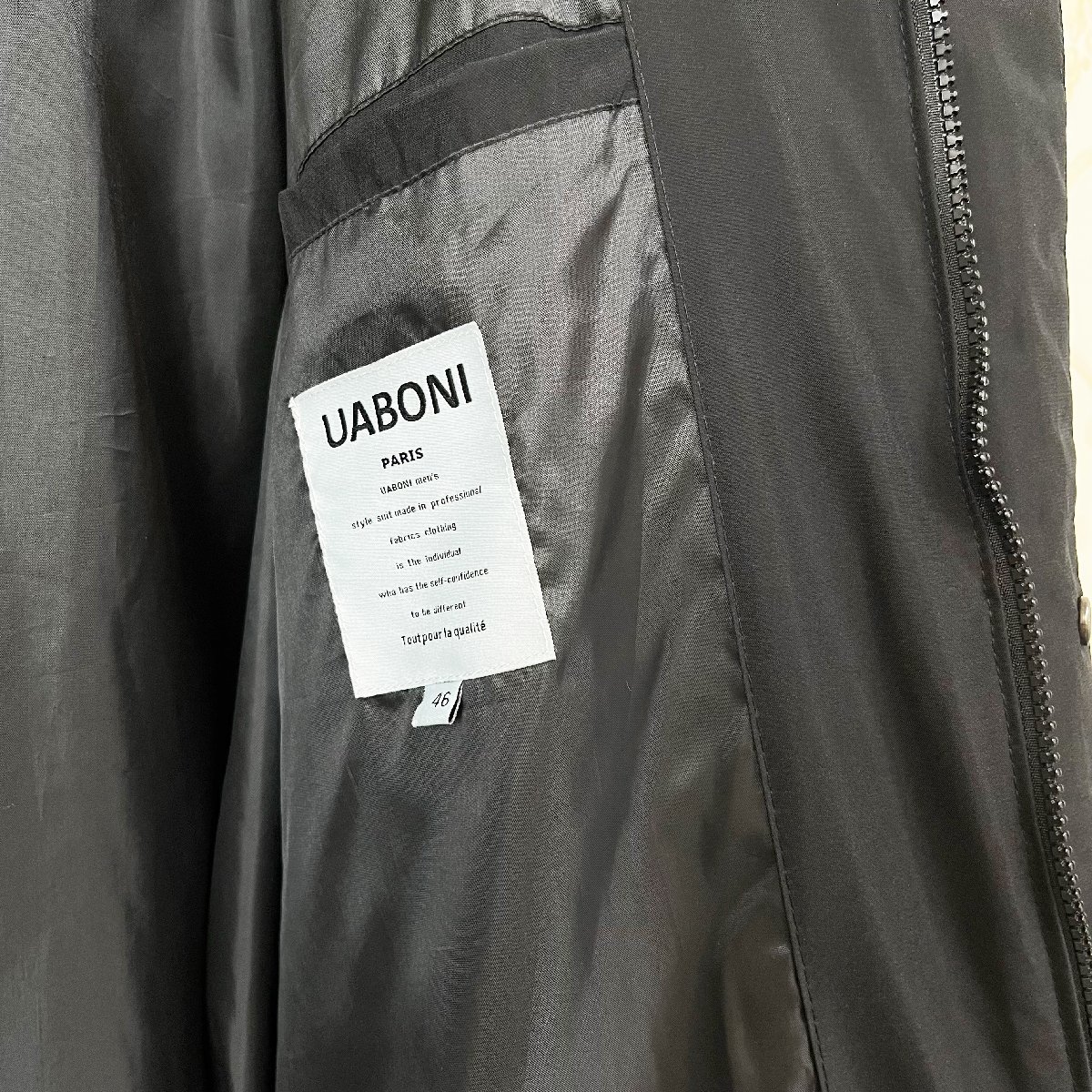 最高峰EU製＆定価8万◆UABONI*Paris*ダウンジャケット*ユアボニ*パリ発◆グースダウン90％ 肉厚 高級 防寒 保温 アウトドア XL/50サイズ_画像7