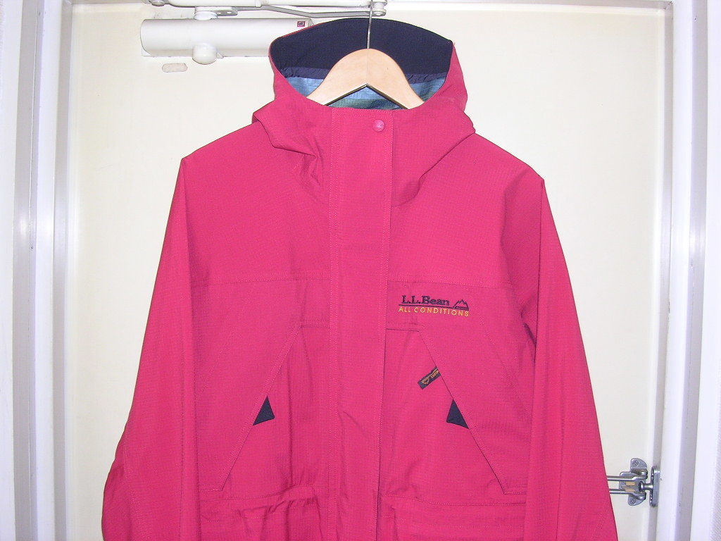 90s L.L.Bean ALL CONDITIONS GORE-TEX マウンテンパーカー WOMENS S 赤 vintage old ジャケット_画像1