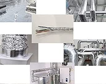 8㎝幅×25ｍ 4巻 アルミガラスクロステープ アルミ箔テープ耐熱 防水 耐久性 MGC JAPAN TRADE (8㎝幅×25_画像4