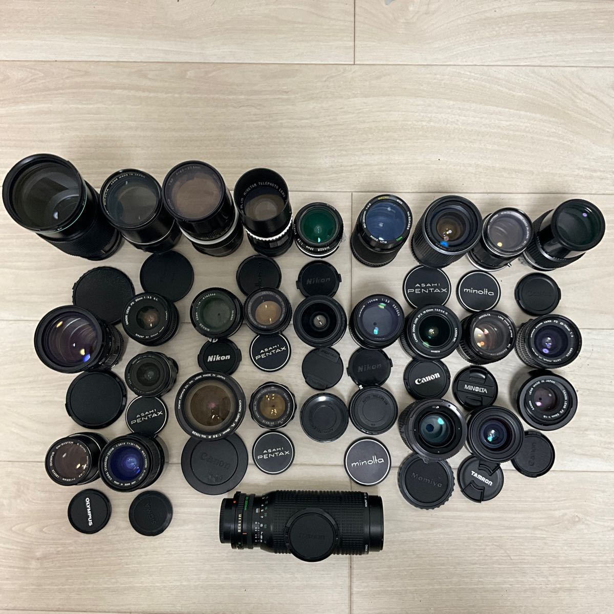 フイルムカメラ レンジファインダー レンズ カメラレンズ Canon MINOLTA SIGMA Nikon PENTAX OLYMPUS まとめ まとめて 大量 セット 29個_画像1