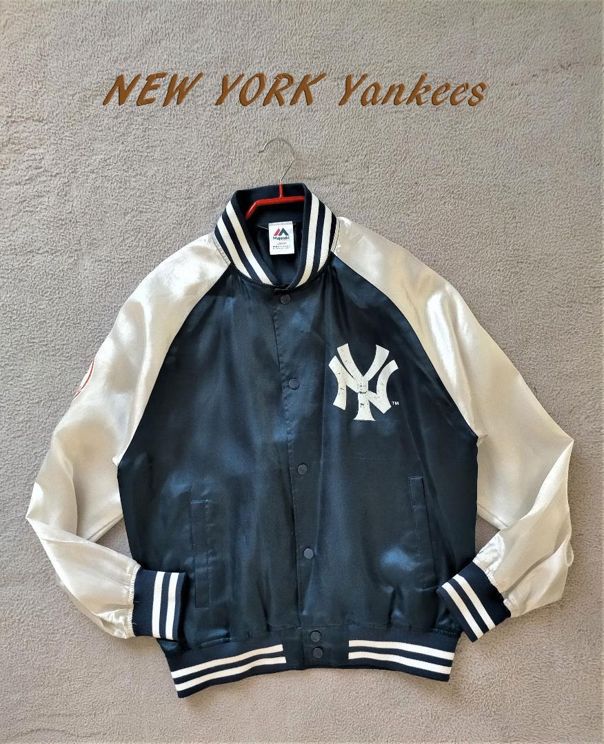NEW YORK Yankees NY ロゴ スタジャン ナイロンジャケット m74652528515