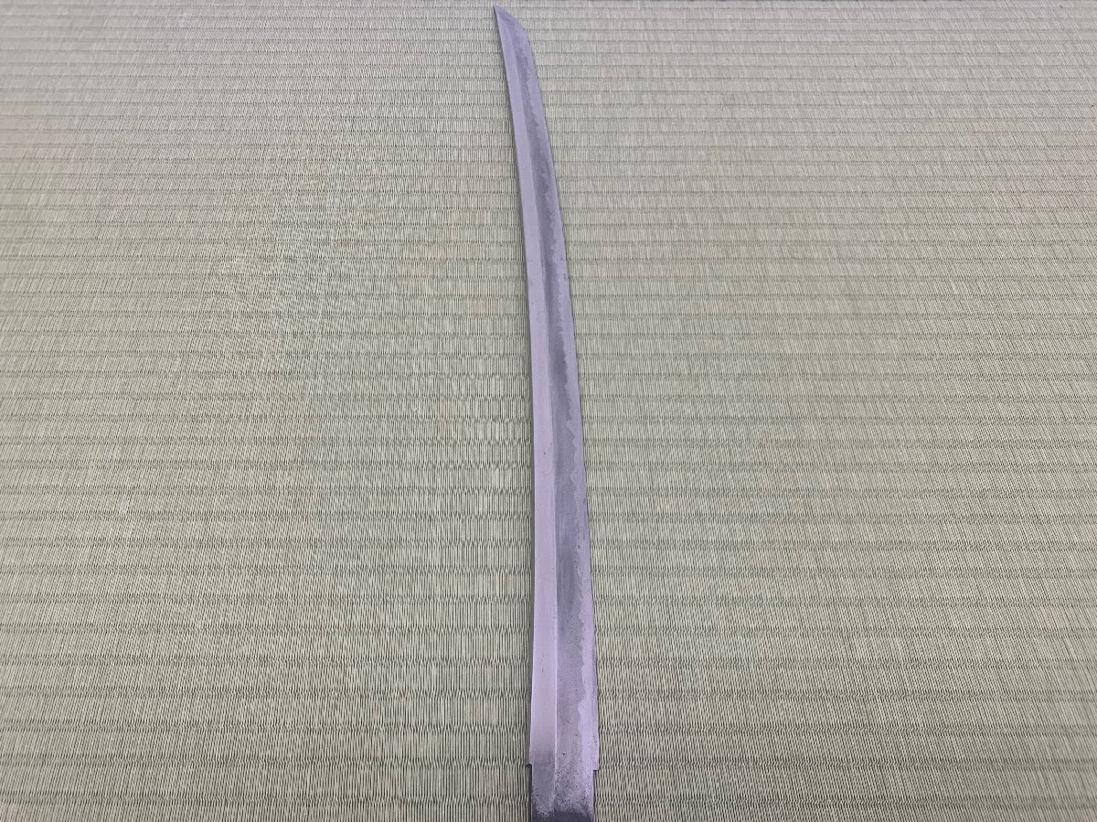 武具 脇差 無銘 55cm 湾れ 白鞘 日本刀 刀剣 骨董品 美術品 4034ocizY_画像8