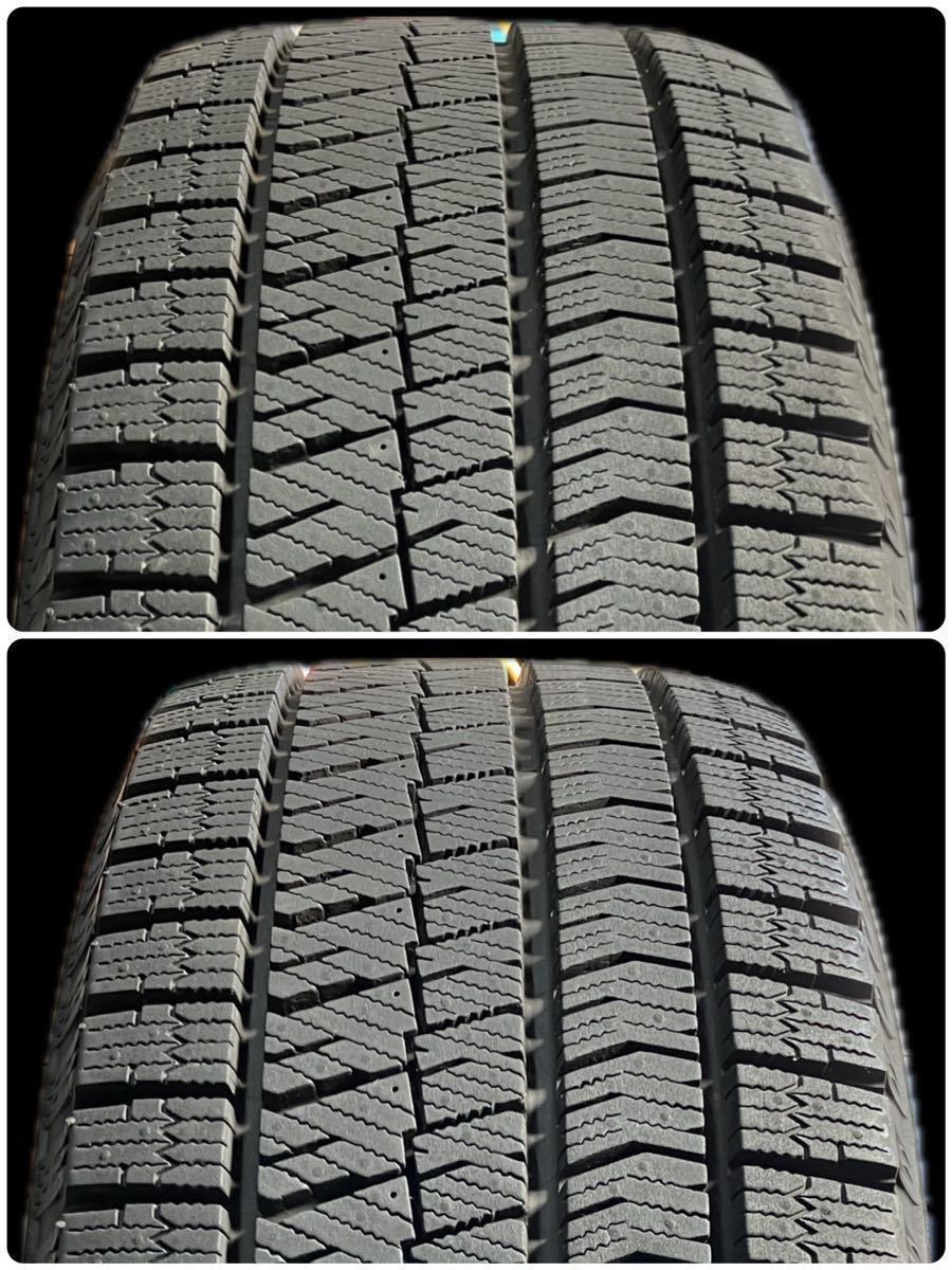 2021年製BSブリザック付 社外 205/55R16 6.5J+48 5穴 PCD114.3 ハブ73 M12 16インチ アルミ ホイール 5H ピッチ114.3 SIBILLA NEXT W5_画像4