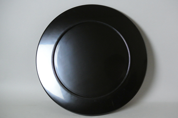 - south beautiful -[ wheel island lacquer Takumi . work . change . circle serving tray 5 customer also box * also cloth attaching ] maximum diameter approximately 39.3cm three .. one angle . rock next small forest ... interval flax ... tree . desk serving tray 