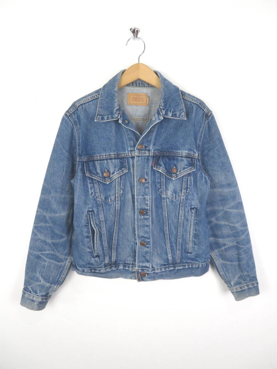 80s Levis 70506-0216 USA製 デニム トラッカー ジャケット 42R 80s Levis 70506-0216 USA製 デニム トラッカー ジャケット 42R