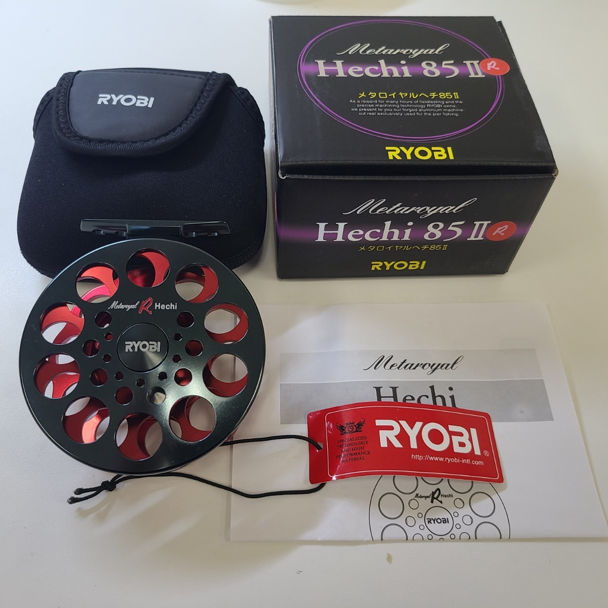 名機 RYOBI ヘチリール メタロイヤルヘチ85Ⅱ レッド 未使用 名機 RYOBI ヘチリール メタロイヤルヘチ85Ⅱ レッド 未使用