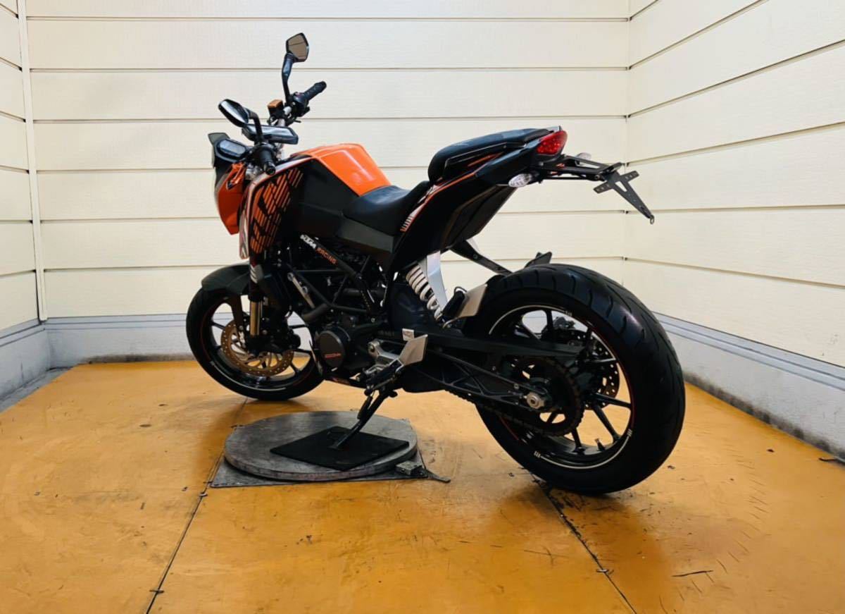 26750km 200デューク　KTM JUC 中型★ 始動動画あり_画像7