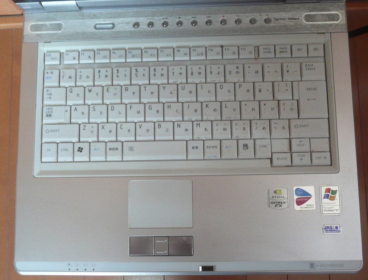 dynabook Qosmio E10/2KLDEW(PQE102KLDEW) [Win XP SP3][Intel Pentium M 725][512MB RAM]_画像5