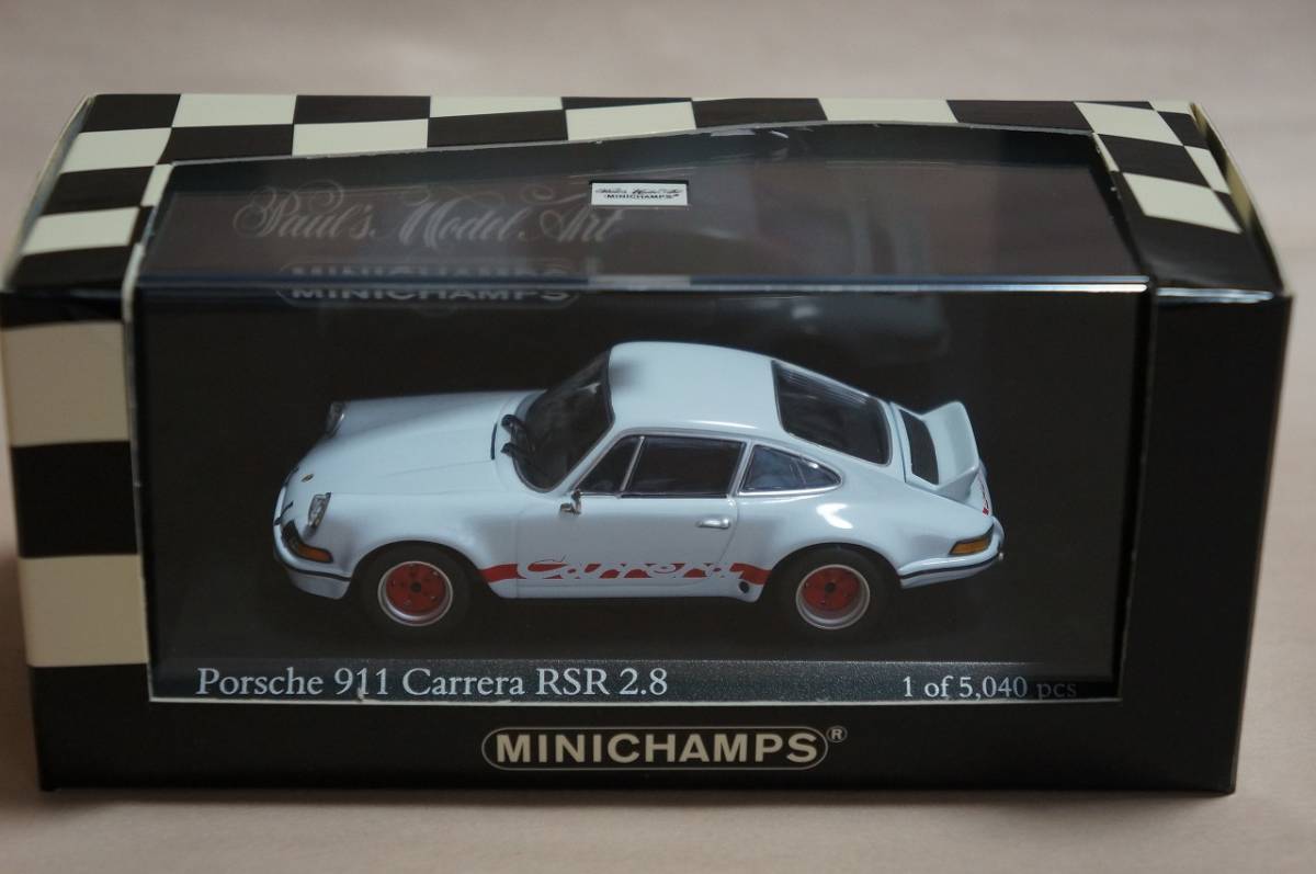 ポルシェ 911 カレラ RSR 2.8 1973 [ 白 ] PMA 1/43 Porsche 911 Carrera RSR 2.8 未展示品_画像1