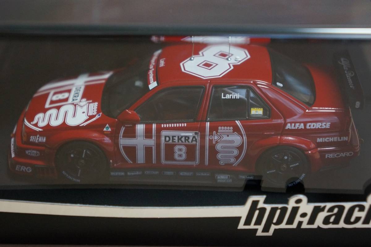 エイチピーアイ・レーシング 1/43 アルファ ロメオ 155 V6 TI [ #8 ] 1993 DTM Nicola Larini 品番 8041 未展示品_画像9