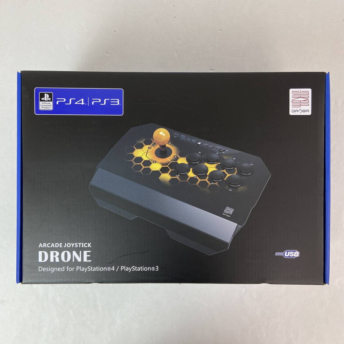 (22529) ■QANBA アーケードジョイスティック ”ドローン”　Designed for PlayStation4/PlayStation3　中古品_画像1