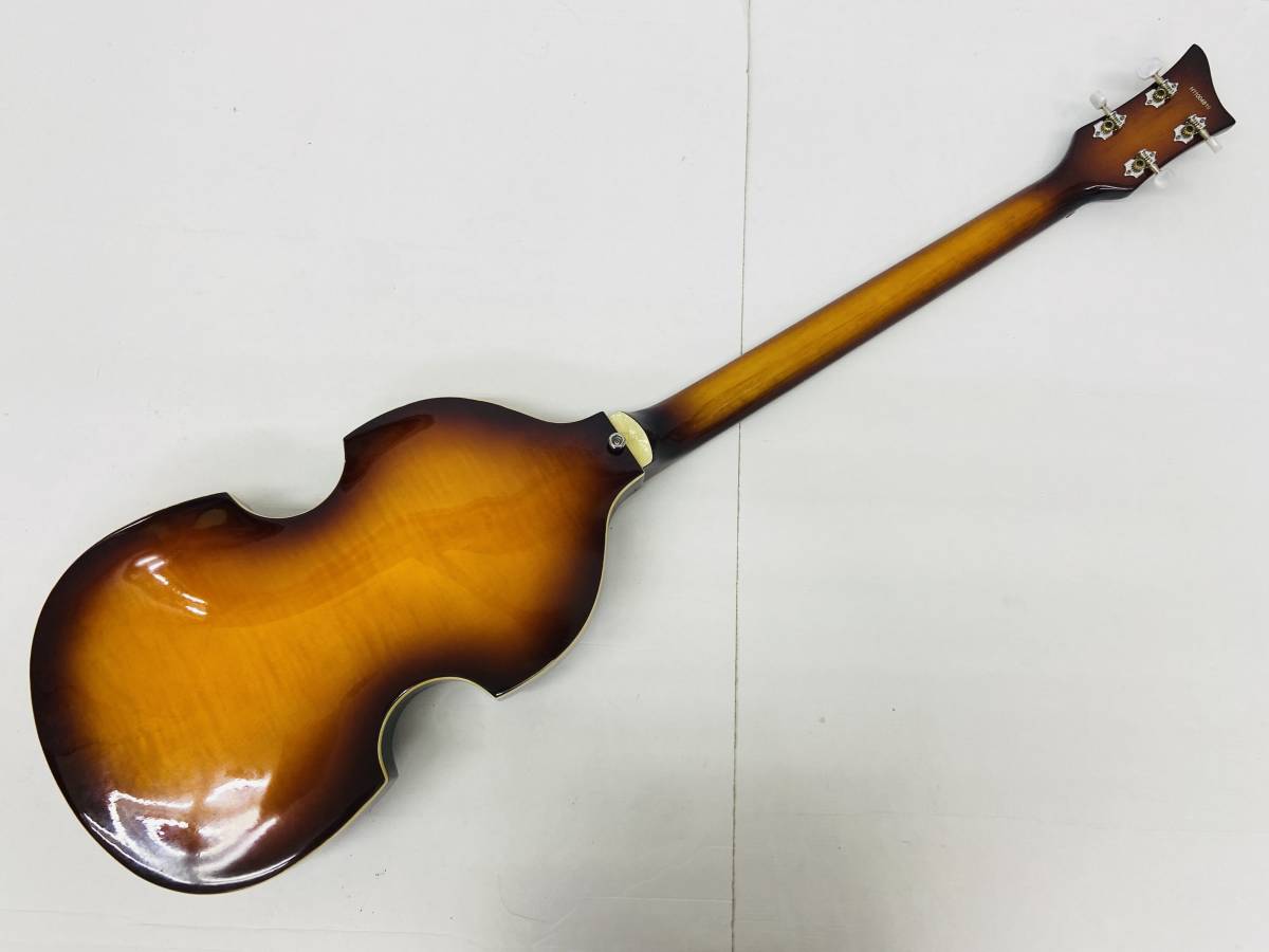 (22431)□【楽器】Hofner(ヘフナー) バイオリンベース B-BASS HI-SERIES 中古品_画像2