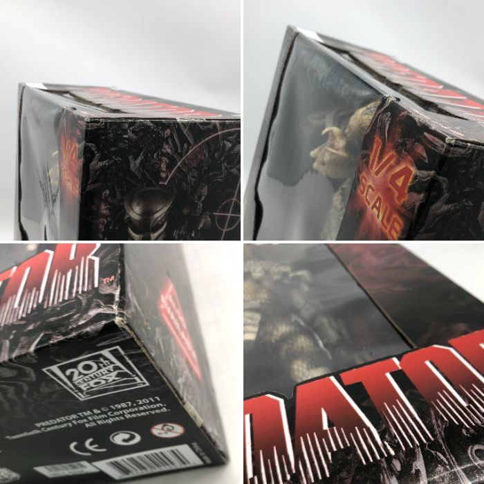 (22881)∞ NECA プレデター PREDATOR (口開き) フィギュア 1/4スケール REEL TOYS ジャンク品・異臭あり 中古品_画像8