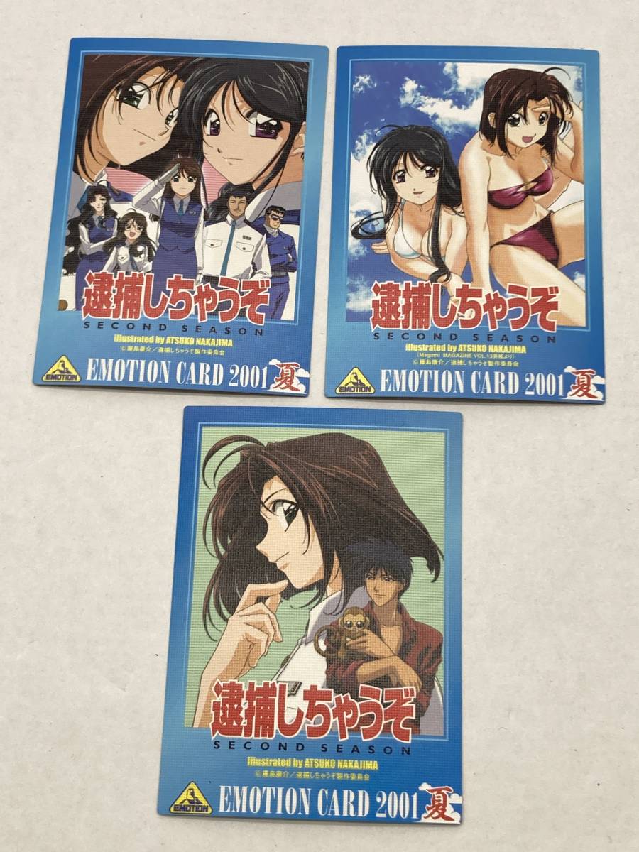 (22697)∞ 逮捕しちゃうぞ SECOND SEASON DVD全9巻 初回特典収納特製DVD-BOX カード付き 中古品_画像6