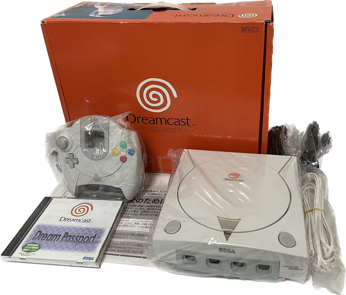 本体美品　DC セガ ドリームキャスト 本体 一式 HKT-3000 コントローラー SEGA Dreamcast 純正箱付き_画像1