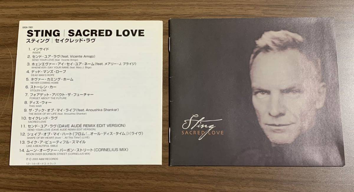 #6/帯付き/SACD/ STING(スティング) SACRED LOVE(セイクレッド・ラヴ)/ デジパック仕様、国内盤CD、美盤_画像6