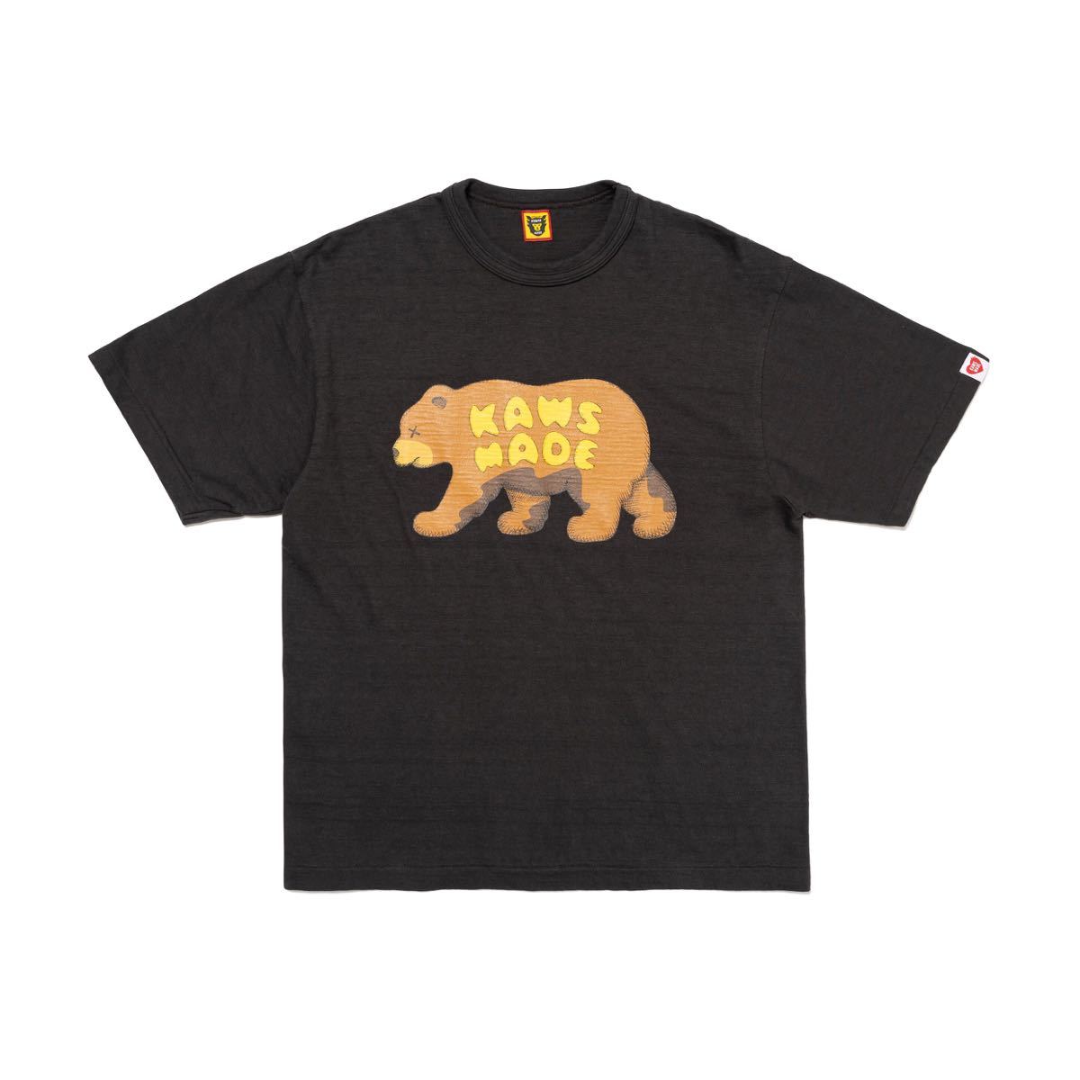 HUMAN MADE x KAWS Made Graphic T-Shirt 黒　熊　2XL