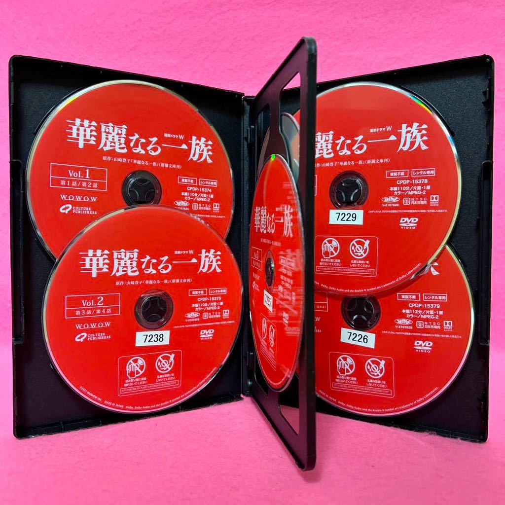 【新品ケース付き】連続ドラマW 華麗なる一族 DVD 全6巻 全卷セット レンタル 中井貴一 レンタル落ち