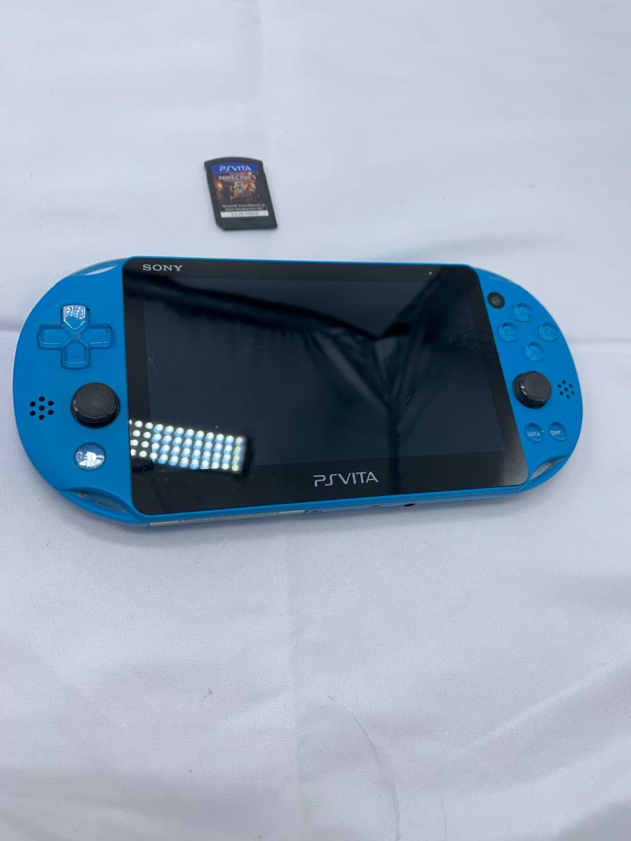 GII35439 【動作未確認・現状品】SONY ソニー PSVita PlayStation Vita PCH-2000 ゲーム機 マインクラフト付_画像1