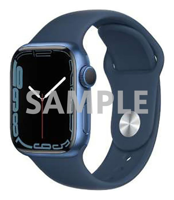 Series7[41mm GPS]アルミニウム ブルー Apple Watch MKNH3J【 …_画像1