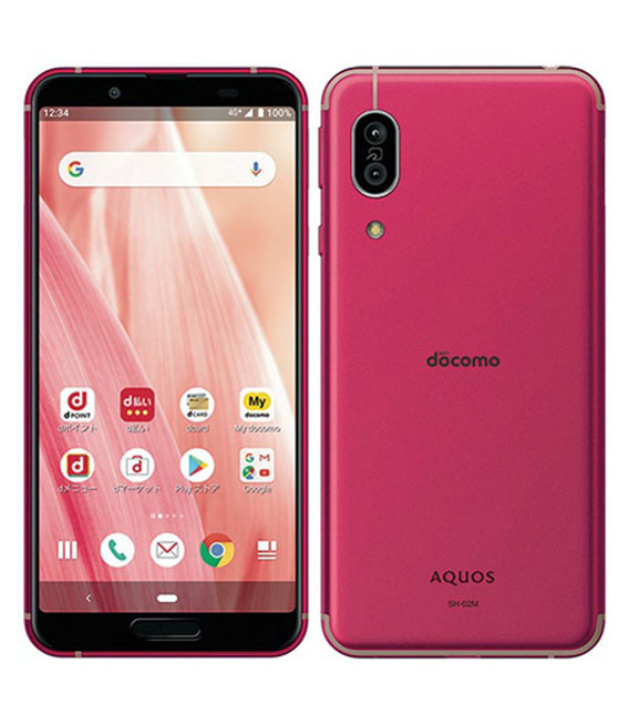 AQUOS sense3 SH-02M[64GB] docomo ディープピンク【安心保証】_画像1