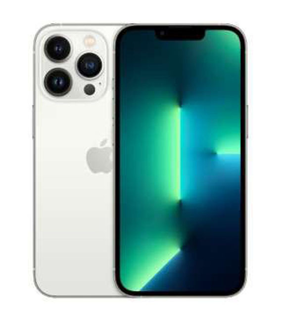 iPhone13 Pro[128GB] au MLUF3J シルバー【安心保証】_画像1