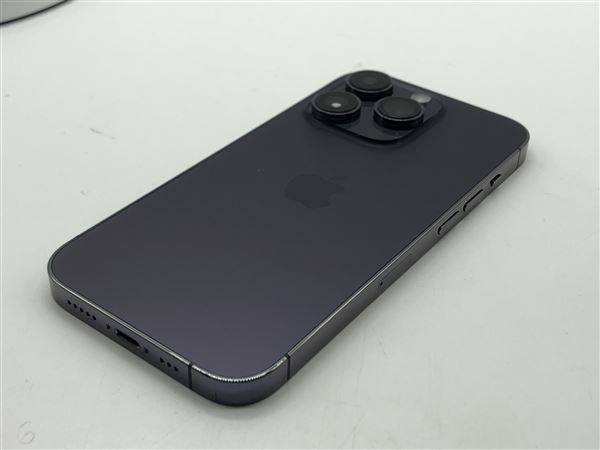 iPhone14 Pro[256GB] SIMフリー MQ1E3J ディープパープル【安 …_画像6