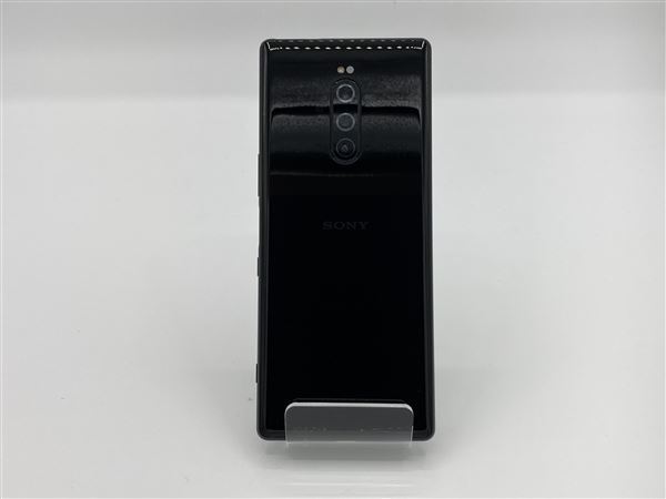 Xperia 1 Black 64 GB Softbank - スマートフォン本体