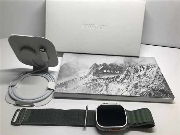 Ultra[49mm セルラー]チタニウム Apple Watch MQFP3J【安心保 …_画像3
