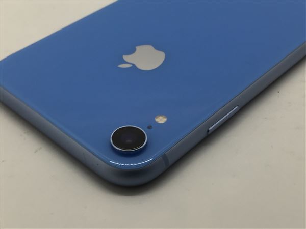 感染対策 iPhoneXR[64GB] au MT0E2J ブルー【安心保証】