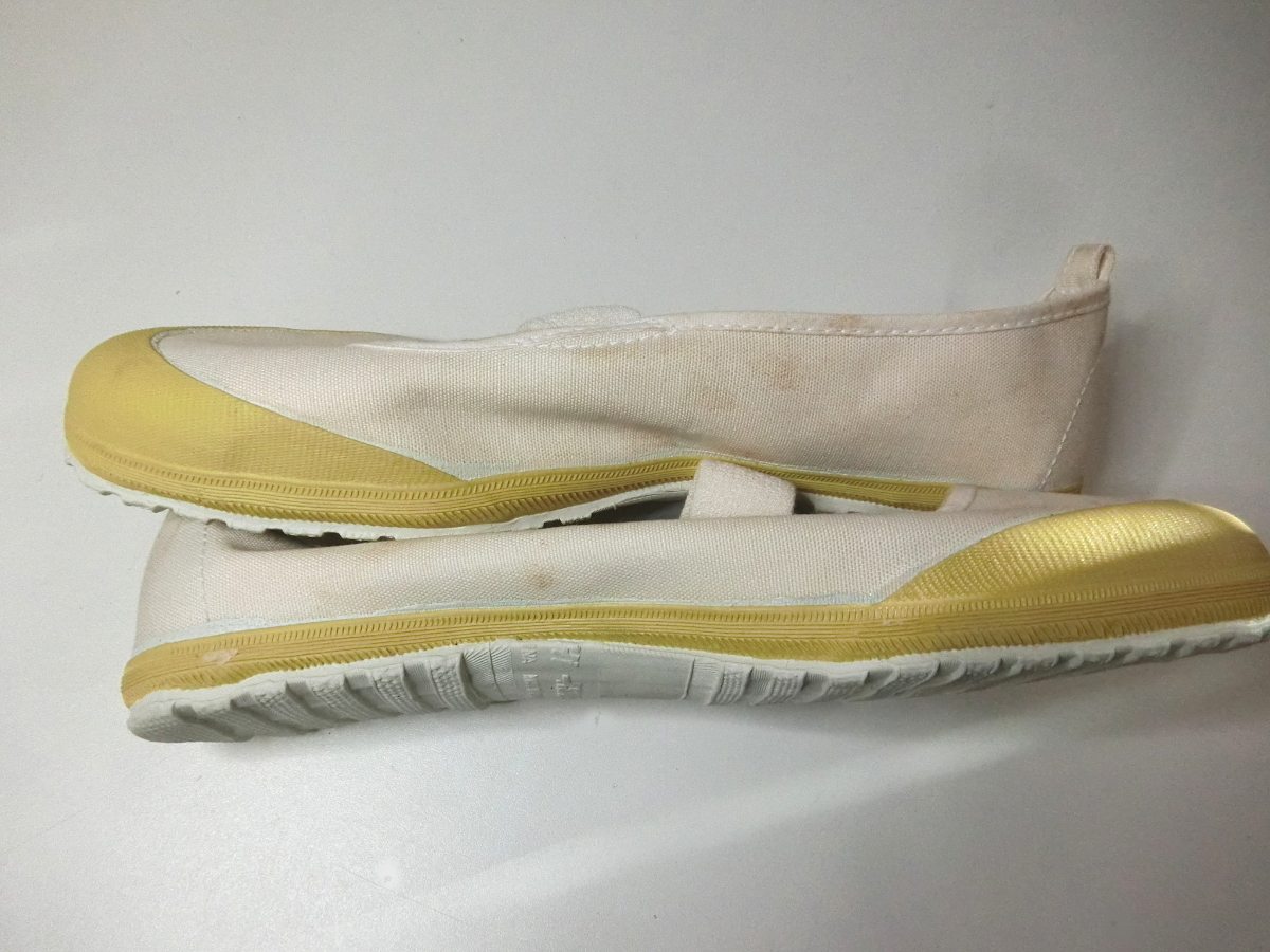 [.. equipped ] new goods ASAHI 25.5cm on shoes indoor shoes yellow yellow physical training pavilion shoes shipping 60 size 