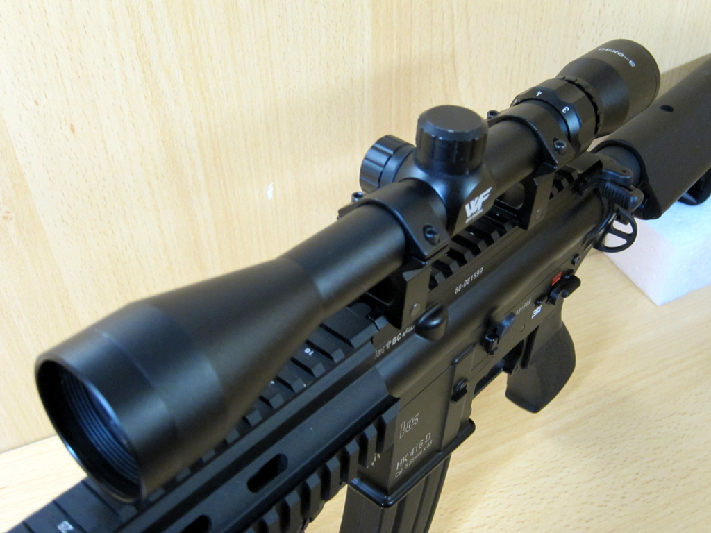 東京マルイ 次世代 HK416D DEVGRU カスタム スナイパー仕様 WF Optical ライフルスコープ 等おまけ付き_画像4