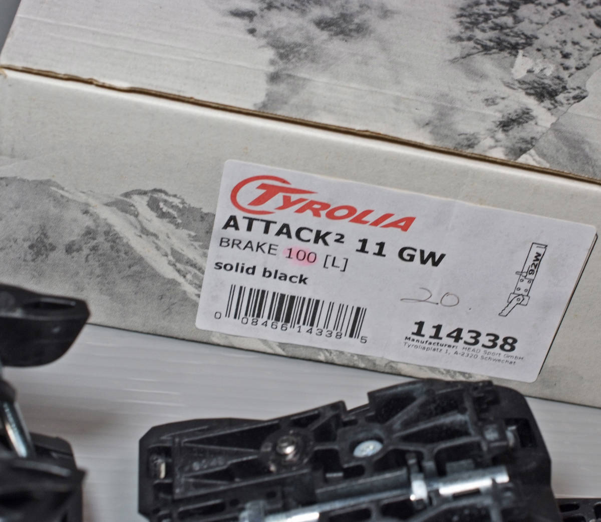 TYROLIA ATTACK 11 GW チロリア アタック 100㎜ワイドブレーキ付 TYROLIA ATTACK 11 GW チロリア アタック 100㎜ワイドブレーキ付