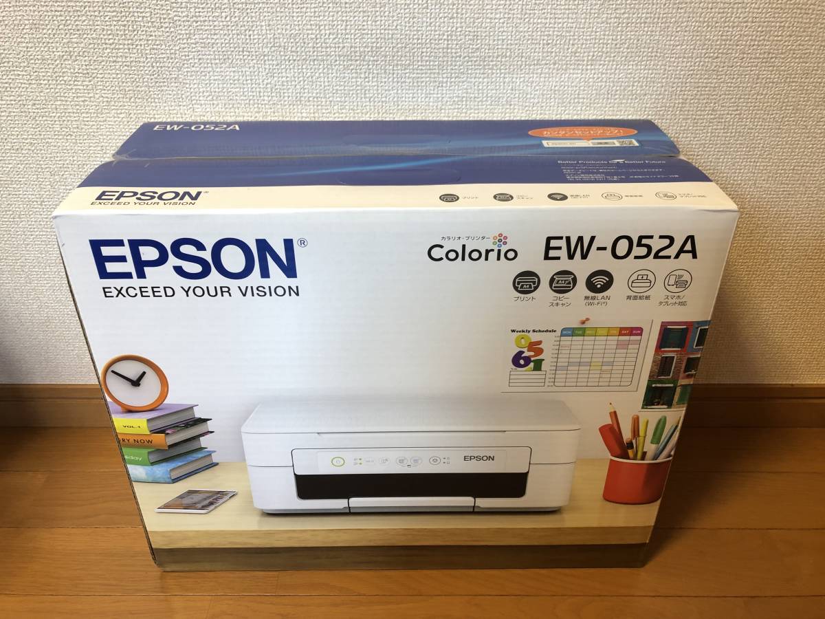 送料込★EPSON★インクジェットプリンター/複合機★EW-052A★新品保証付★インク欠品★★★_画像1