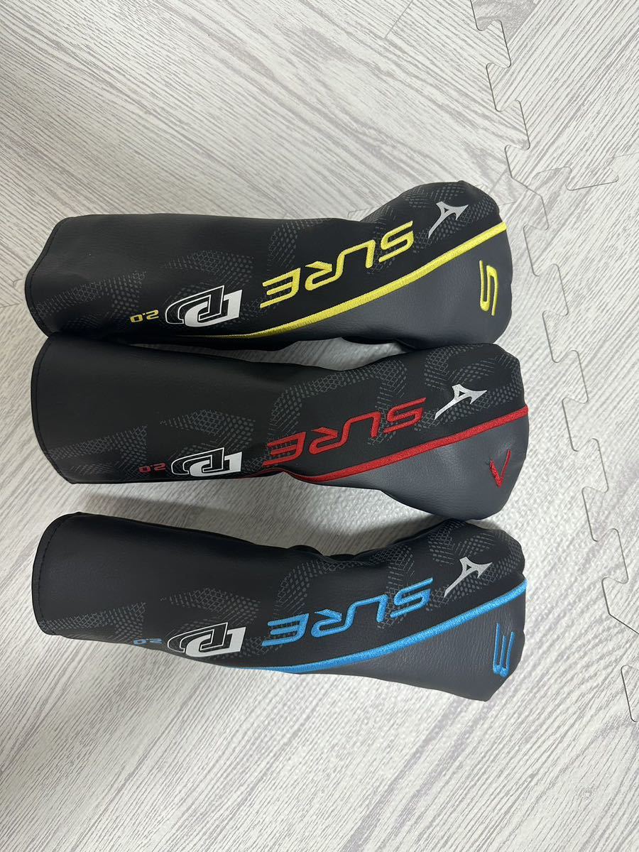 MIZUNOミズノ ゴルフ ワンレングス　フェアウェイウッド　SURE DD 2.0 FW Sシャフト　3W 5W 7W 3本セット_画像10