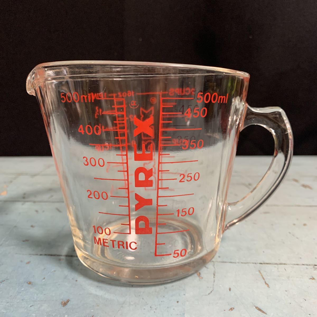 PYREX 計量カップ メジャーカップ ガラス 取っ手付き パイレックス 耐熱ガラス製 キッチン用品 (8285)_画像1