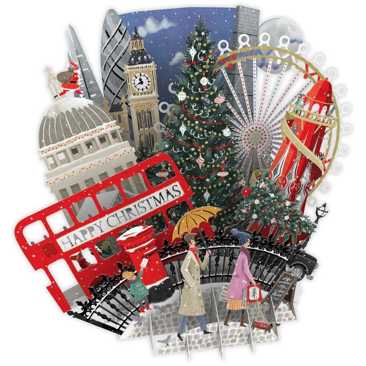 Me＆McQ 「ロンドン」 - トップ・オブ・ザ・ワールドのクリスマスカード