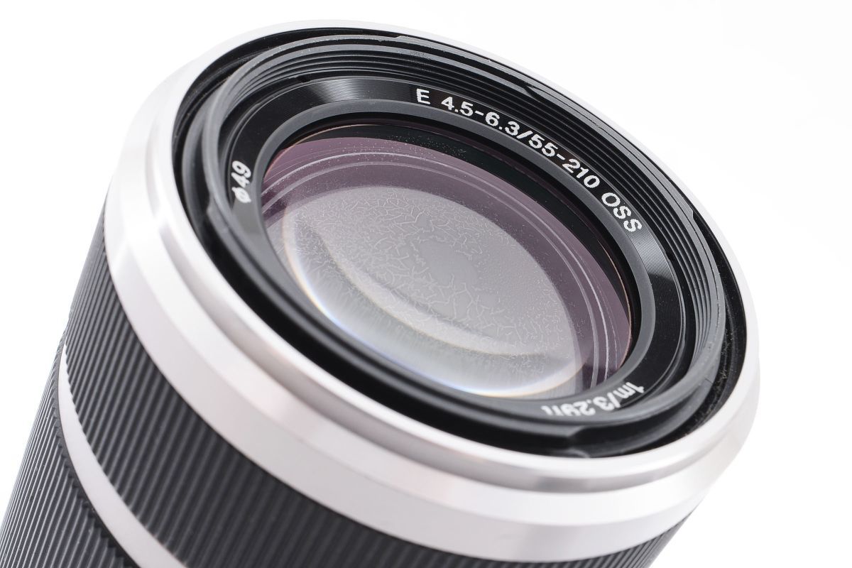 ■良品■SONY E 55-210mm F4.5-6.3 OSS SEL55210 シルバー■C626 ソニー_画像10