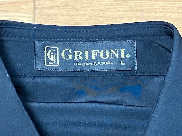 ■GRIFONI（グリフォー）■メンズ長袖シャツ（サイズL）、送料185円_画像3