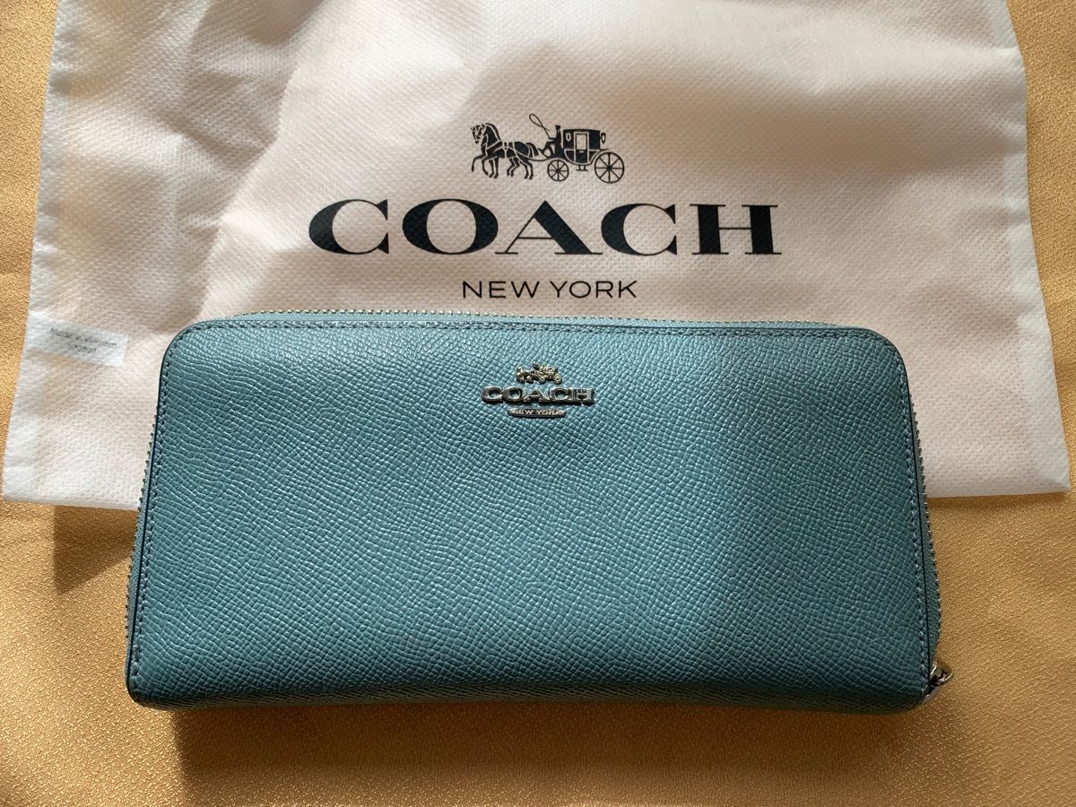 美品】COACH コーチ 長財布 くすみブルー|Yahoo!フリマ(旧 美品】COACH コーチ 長財布 くすみブルー|Yahoo!フリマ(旧